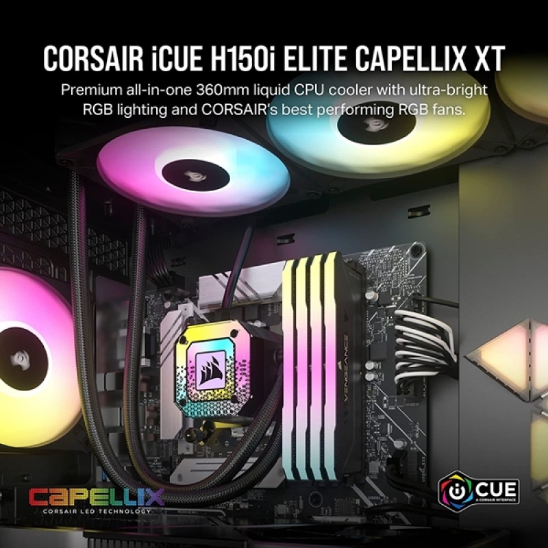 Corsair ICUE H150i Elite Capellix XT Black